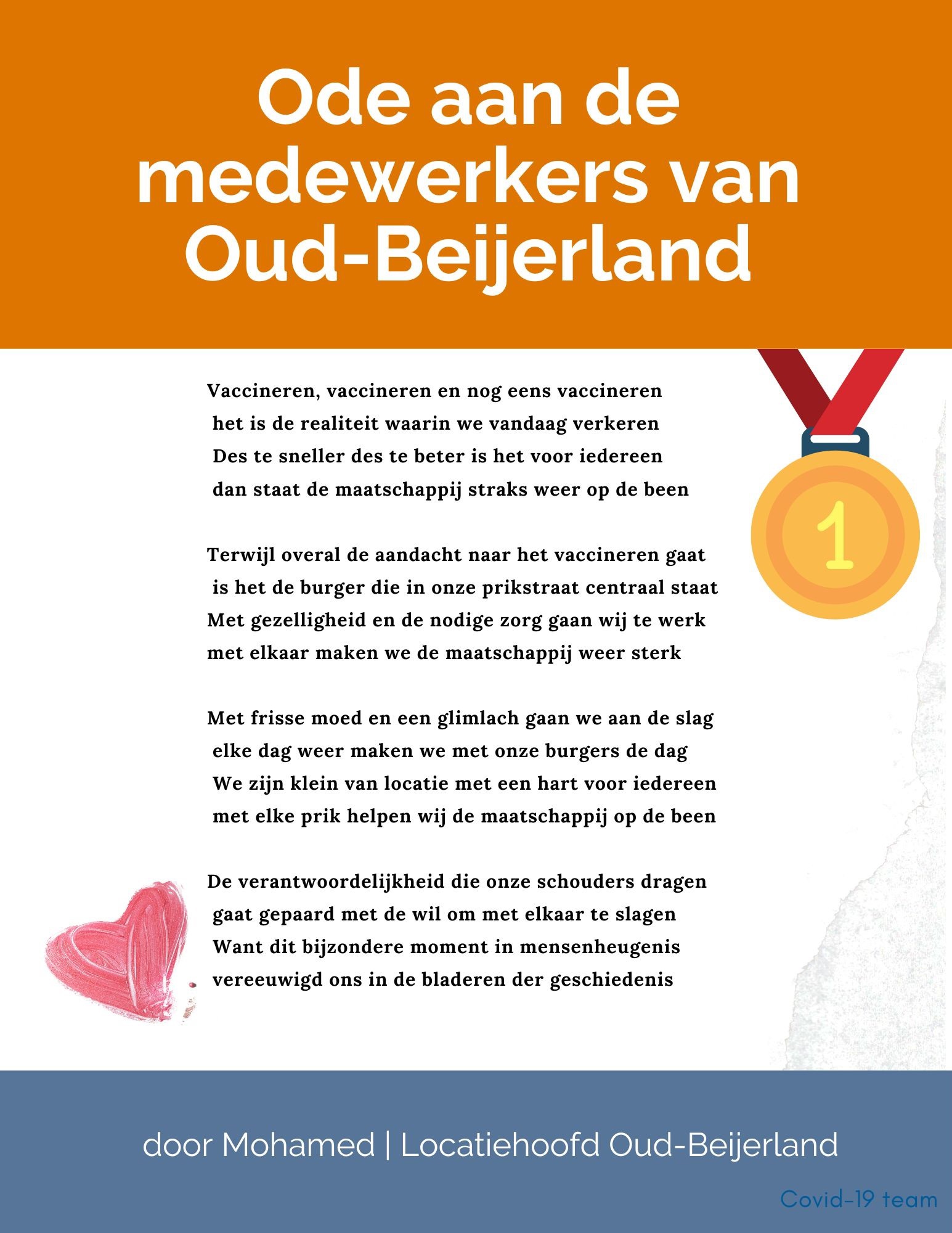 Ode aan de medewerkers van Oud-Beijerland