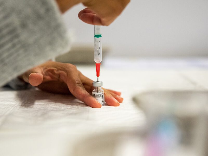 Optrekken vaccin