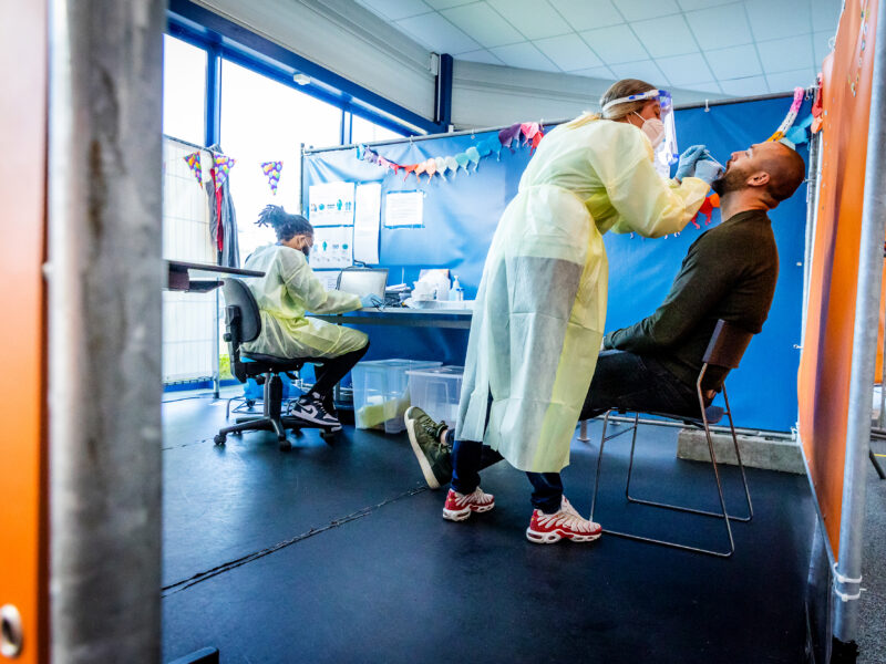 Pim test afname in testhok Calandstraat